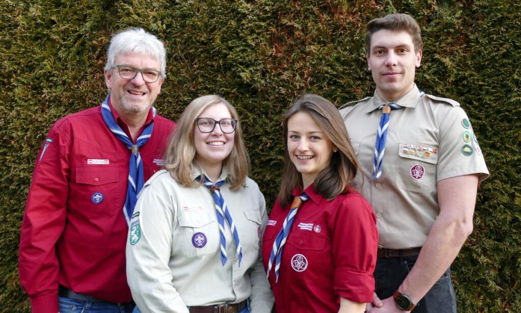 Gruppenleitung der Pfadfinder Langenwang (Foto)