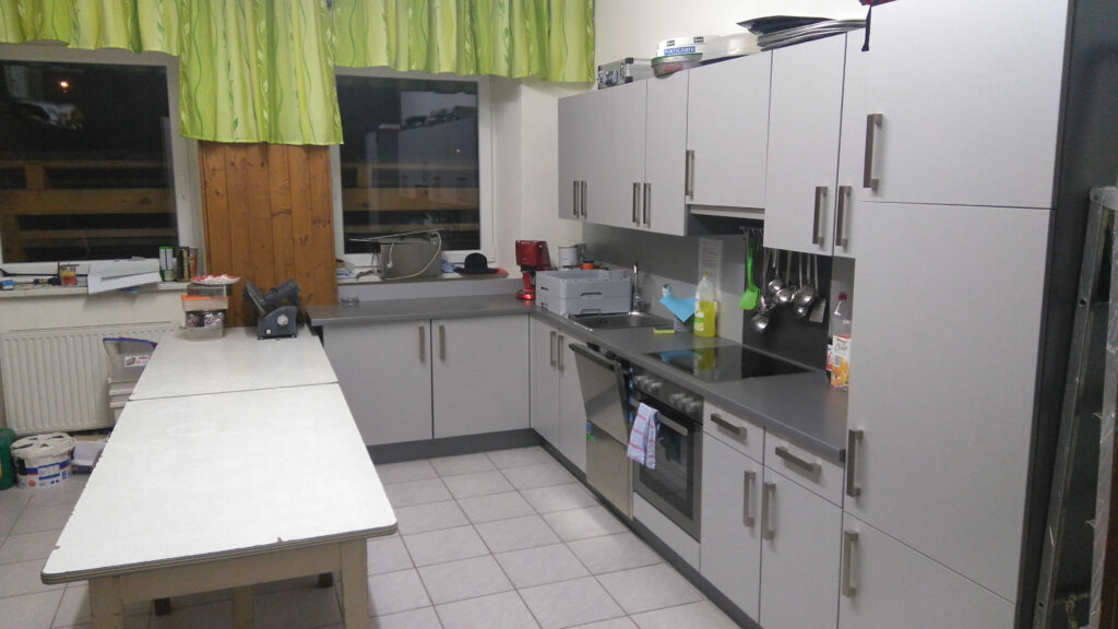 Küche im Pfadfinderheim