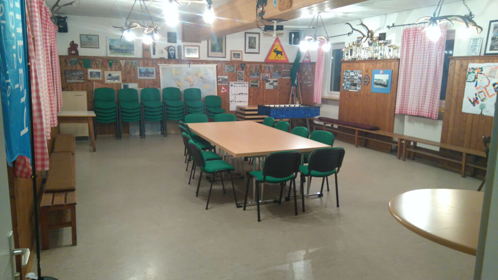 Großer Saal im Pfadfinderheim